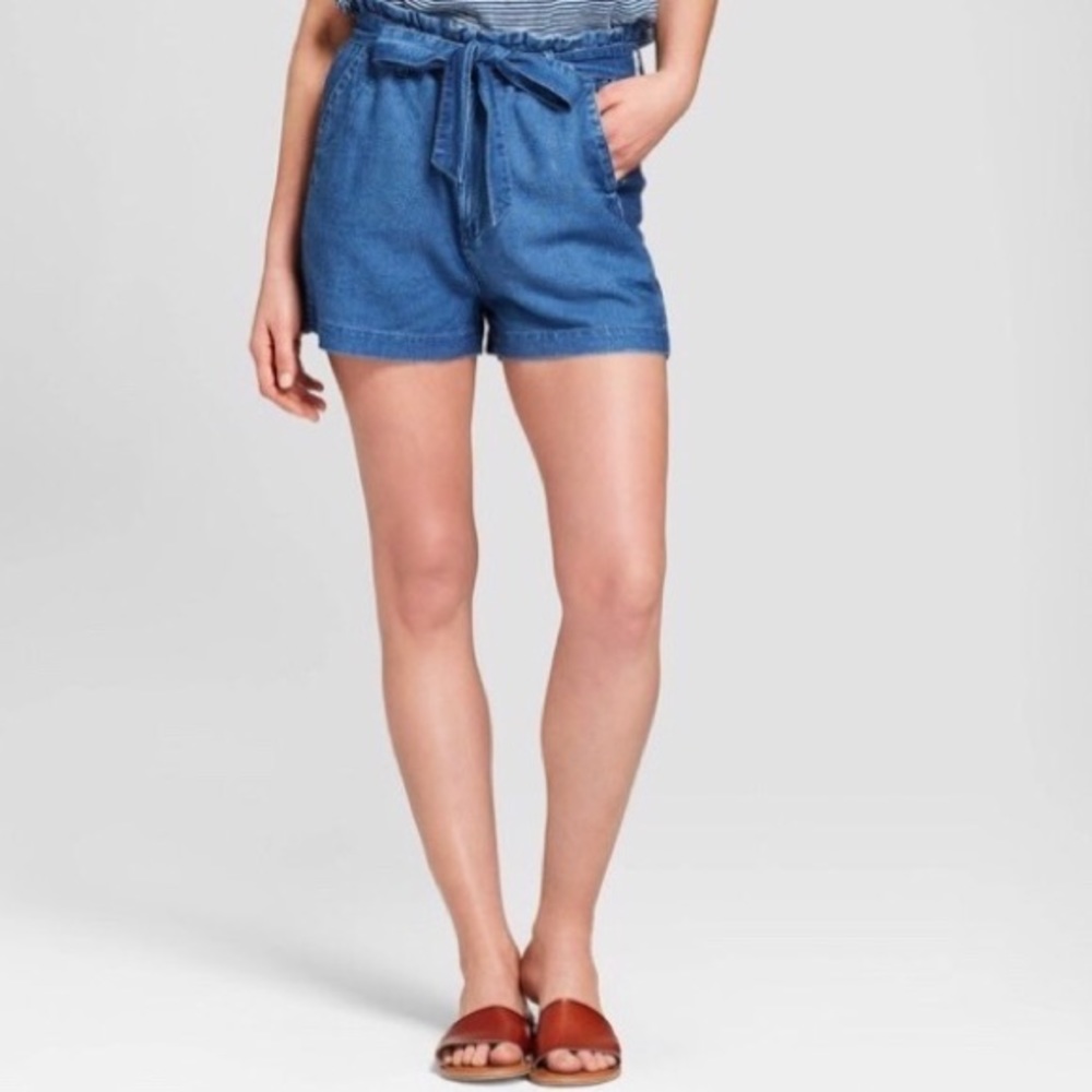Universal Thread denim paper bag shorts